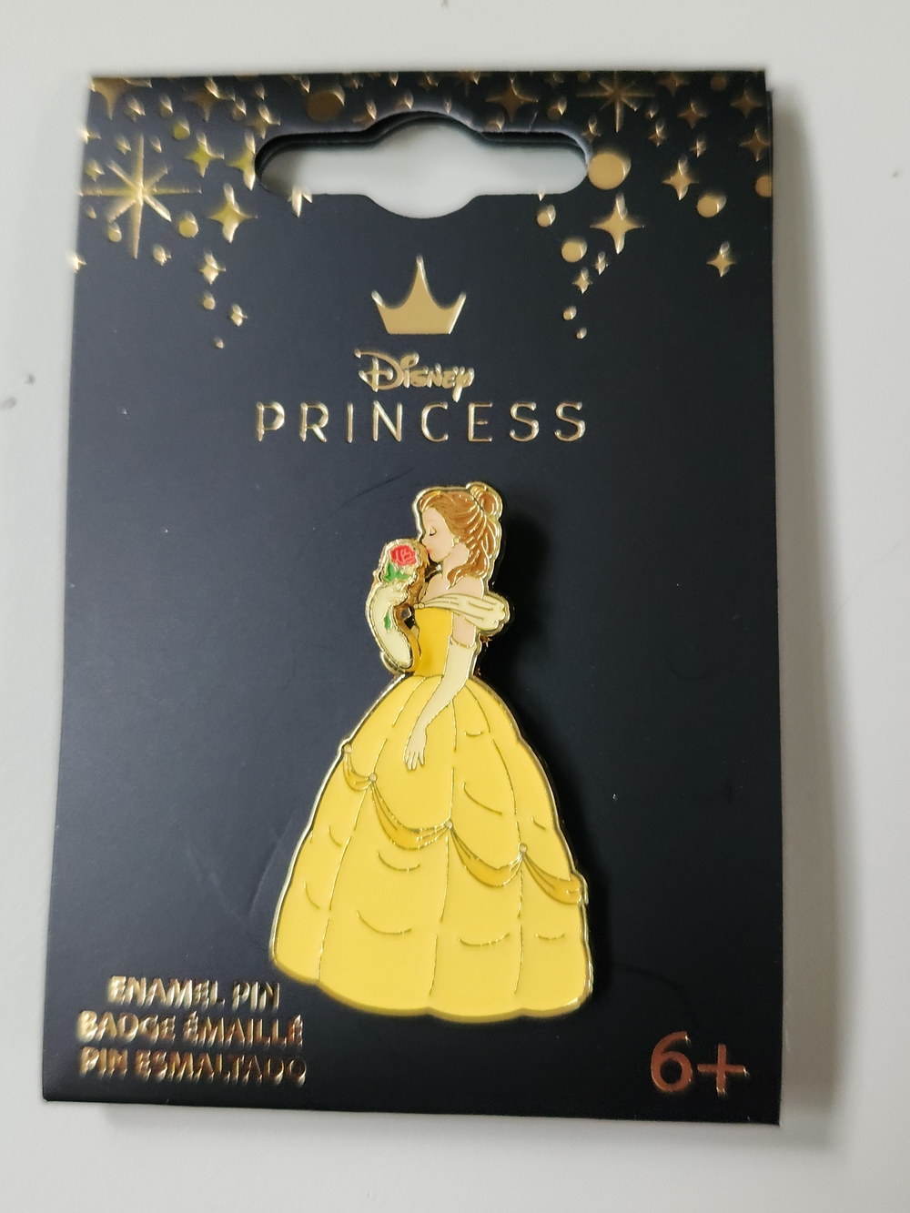 New On Card Belle With Rose Loungefly Pin SOLD OUT in Stores